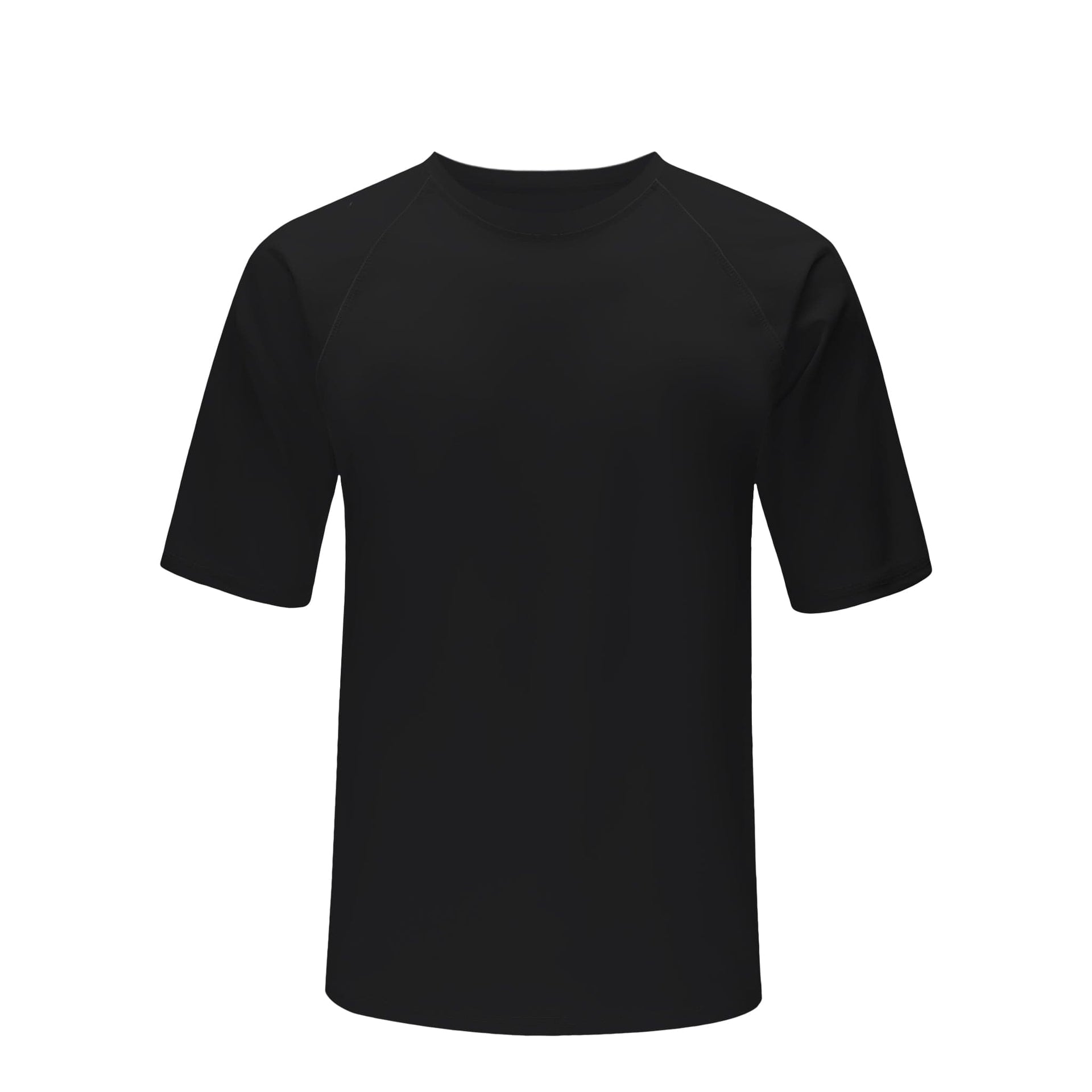 Sandy Feet Australia Short Sleeve Rashie Mens Classic Black Short Sleeve Tee Rashie