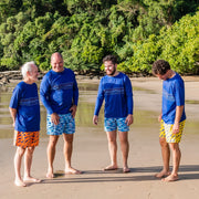 Sandy Feet Australia Board Shorts Mens Squiddy Tales (Orange) Board Shorts