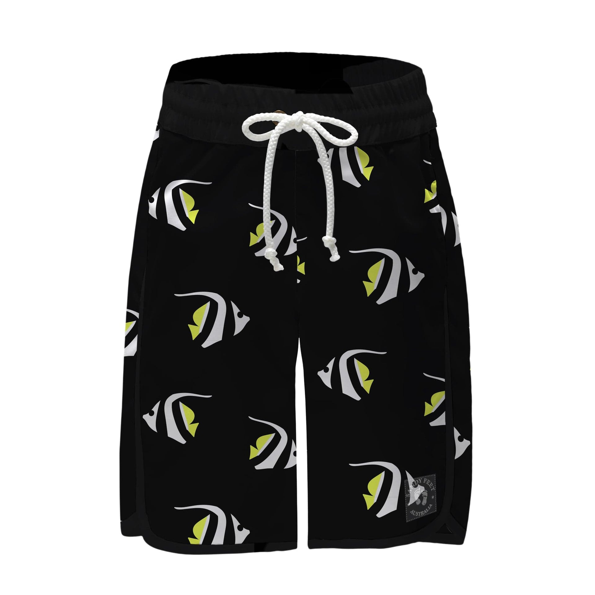 Sandy Feet Australia Board Shorts Neon Wimple Fish Board Shorts