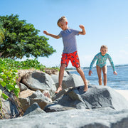 Sandy Feet Australia Board Shorts Whale Pod Board Shorts