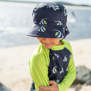 Sandy Feet Australia Hat Whale Pod Reversible Bucket Hat