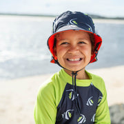 Sandy Feet Australia Hat Whale Pod Reversible Bucket Hat