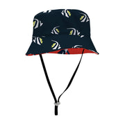 Sandy Feet Australia Hat Whale Pod Reversible Bucket Hat