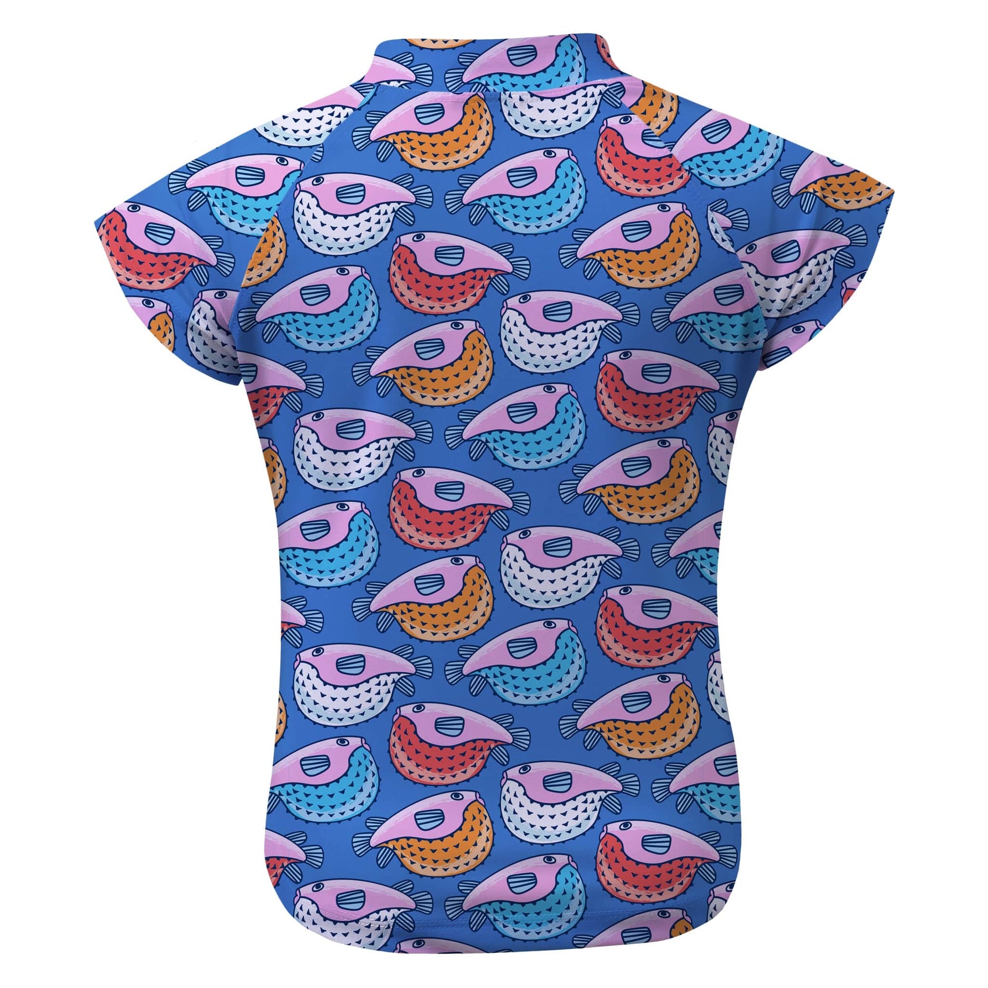Sandy Feet Australia Short Sleeve Rashie Fugu Rainbow Short Sleeve Rashie