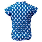 Sandy Feet Australia Short Sleeve Rashie Navy Wave Short Sleeve Rashie