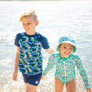 Sandy Feet Australia Short Sleeve Rashie Toucan Forest Short Sleeve Rashie