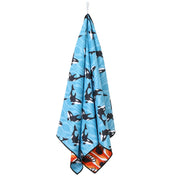 Sandy Feet Australia Beach Towel BLUE ORCA OCTOPI SAND FREE BEACH TOWEL