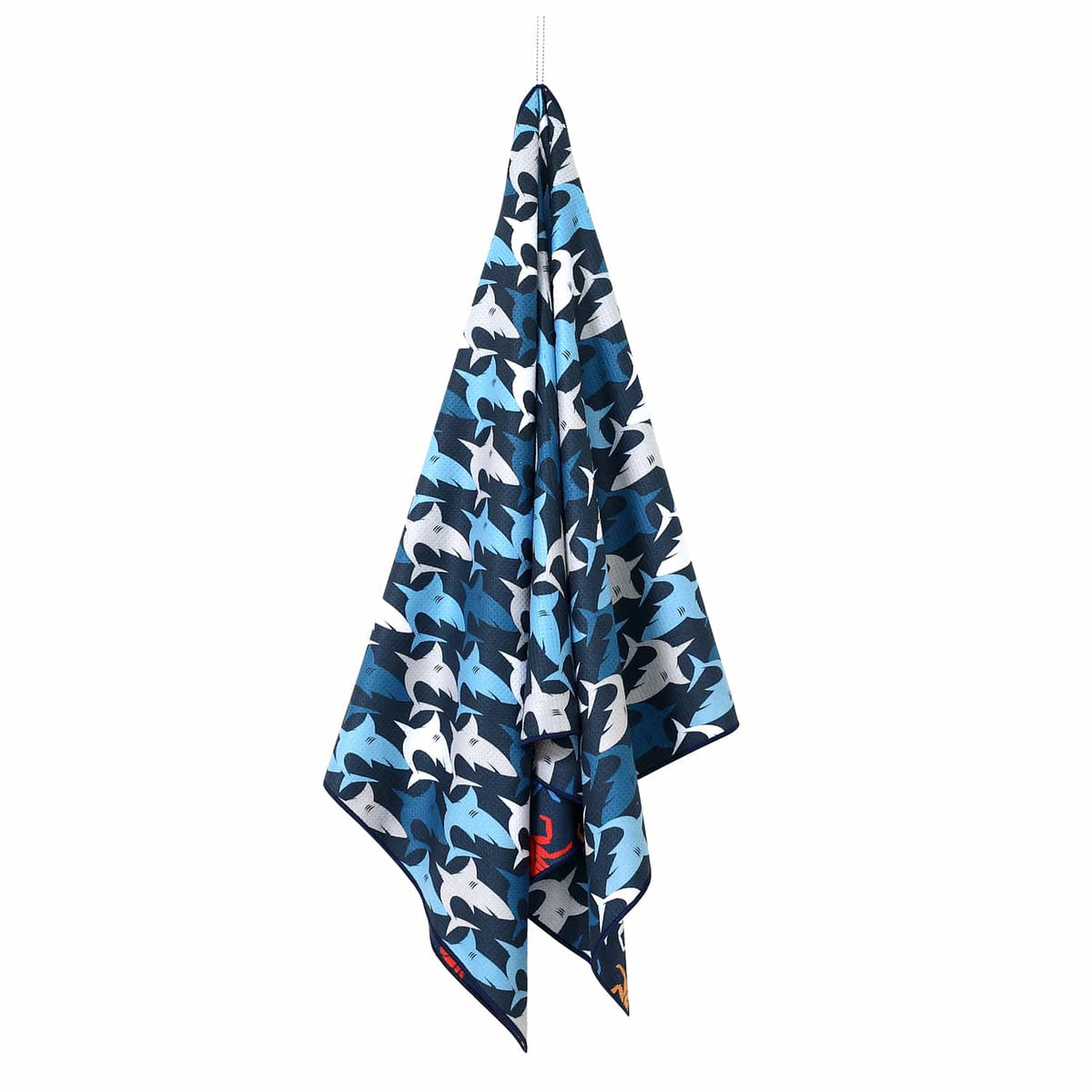 Sandy Feet Australia Beach Towel CRAZY CRAB SHARK FRENZY SAND FREE BEACH TOWEL