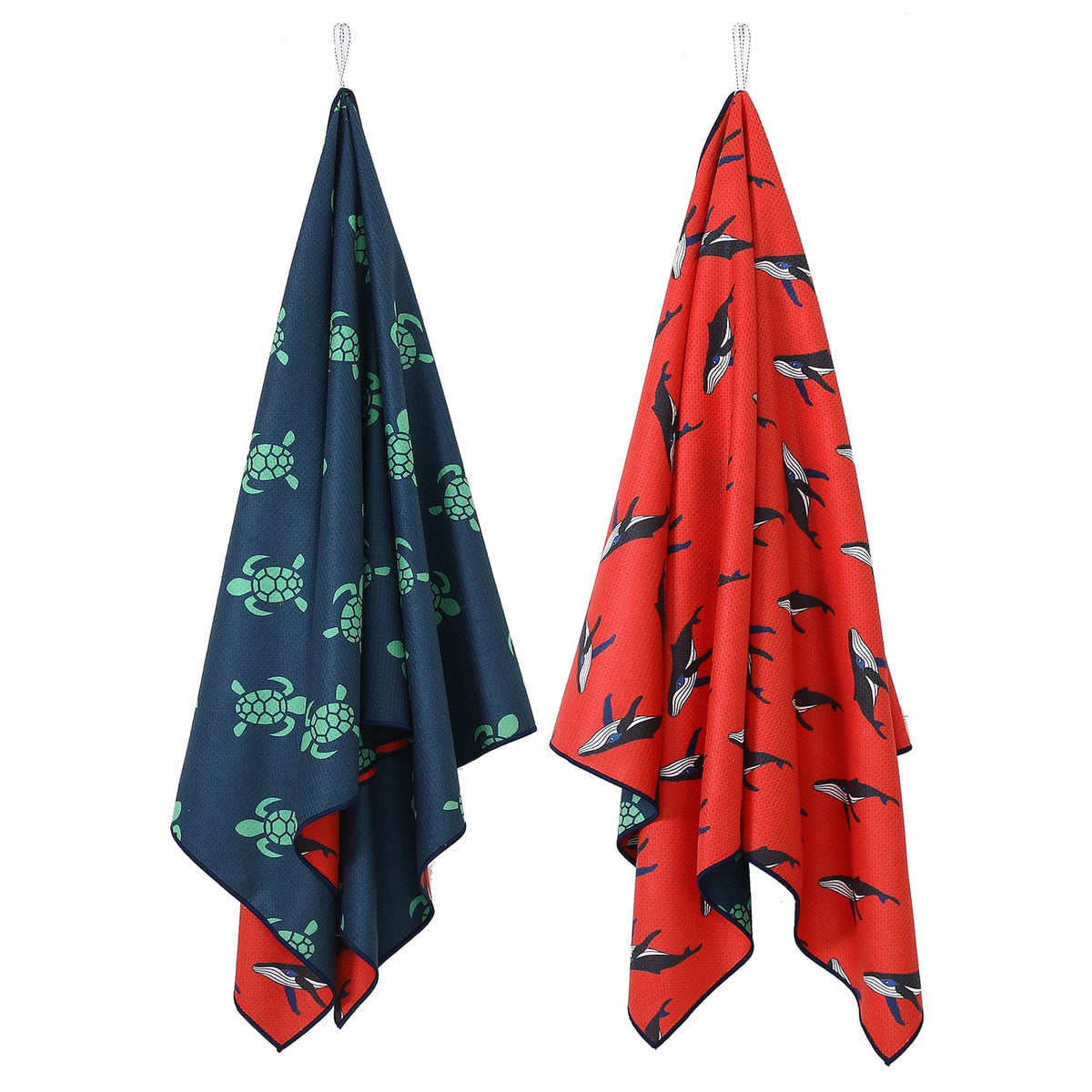 Sandy Feet Australia Beach Towel GREEN TURTLE WHALE SAND FREE BEACH TOWEL