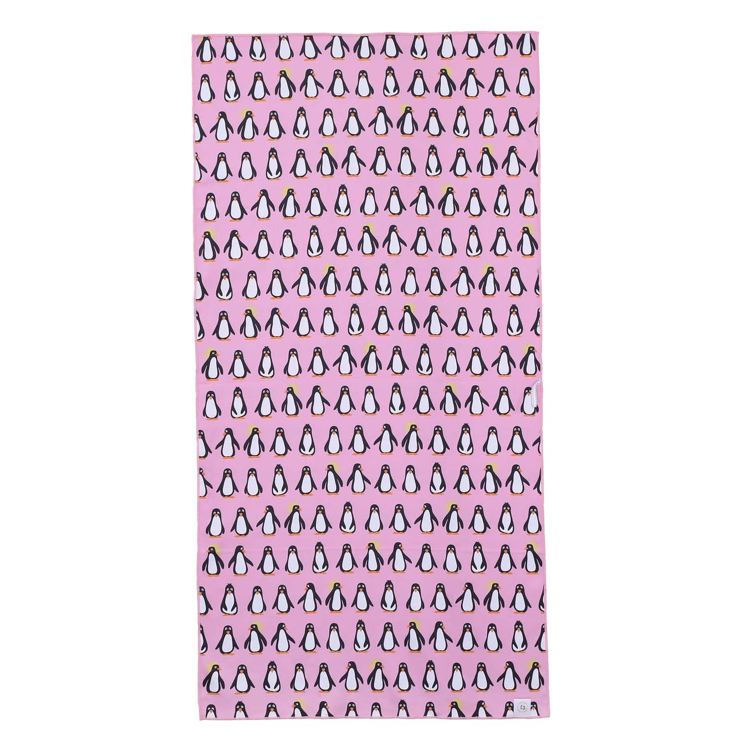 Sandy Feet Australia Beach Towel Pink Penguin Waves Sand Free Beach Towel