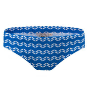 Sandy Feet Australia Bikini Bottom SAPPHIRE LEAF CHEVRON BIKINI BOTTOMS