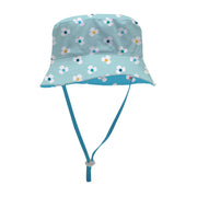 Sandy Feet Australia Hat AZURE FLOWER BURST REVERSIBLE BUCKET HAT