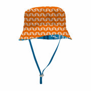 Sandy Feet Australia Hat AZURE RETRO STEMS REVERSIBLE BUCKET HAT