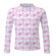 Sandy Feet Australia Long Sleeve Rashie FLAMINGO FLAMBOYANCE LONG SLEEVE RASHIE