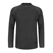 Sandy Feet Australia Long Sleeve Rashie Mens Classic Black Long Sleeve Tee Rashie