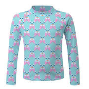 Sandy Feet Australia Long Sleeve Rashie PARROT PANDEMONIUM LONG SLEEVE RASHIE