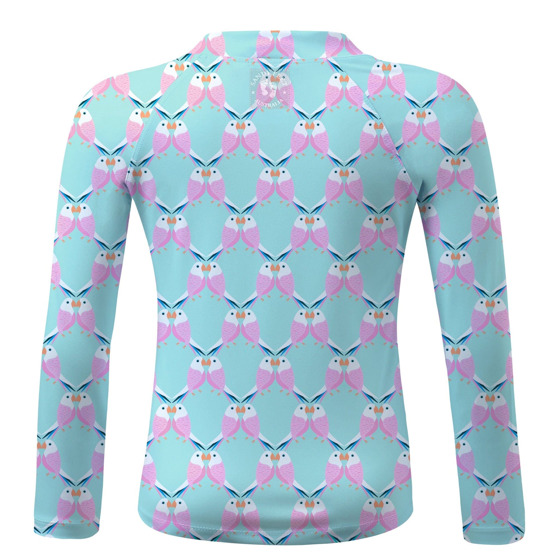 Sandy Feet Australia Long Sleeve Rashie PARROT PANDEMONIUM LONG SLEEVE RASHIE