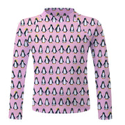 Sandy Feet Australia Long Sleeve Rashie PINK PENGUIN LONG SLEEVE RASHIE