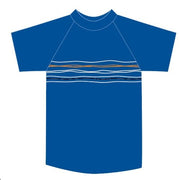Sandy Feet Australia Long Sleeve Rashie Teen Sergeant Major Stripe Short Sleeve Tee Rashie