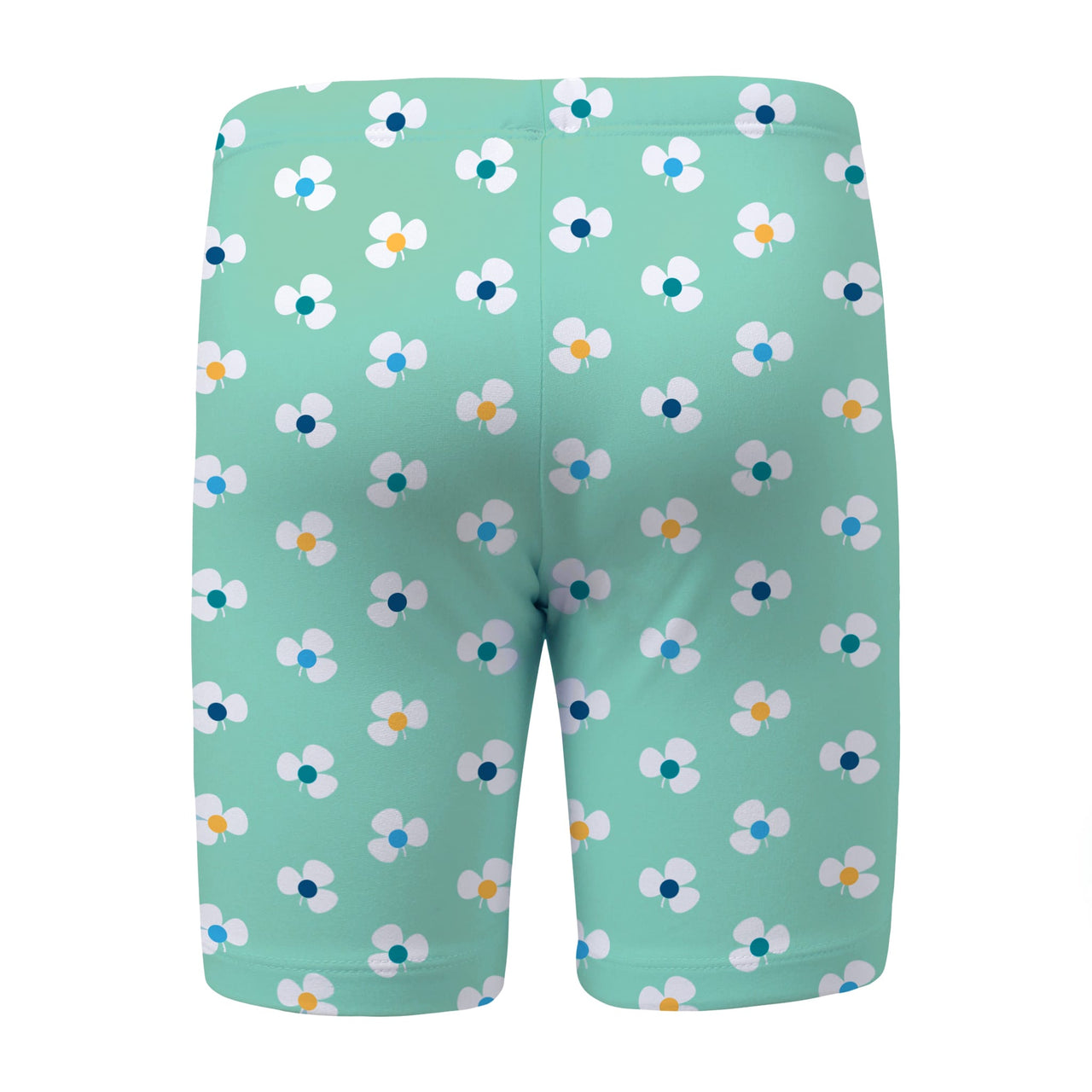 Sandy Feet Australia Long Swim Shorts MINT FLOWER BURST LONG SWIM SHORTS