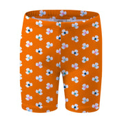 Sandy Feet Australia Long Swim Shorts TANGERINE FLOWER BURST LONG SWIM SHORTS