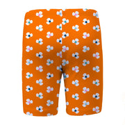 Sandy Feet Australia Long Swim Shorts TANGERINE FLOWER BURST LONG SWIM SHORTS