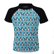 Sandy Feet Australia Short Sleeve Rashie BLUE PENGUIN SHORT SLEEVE RASHIE