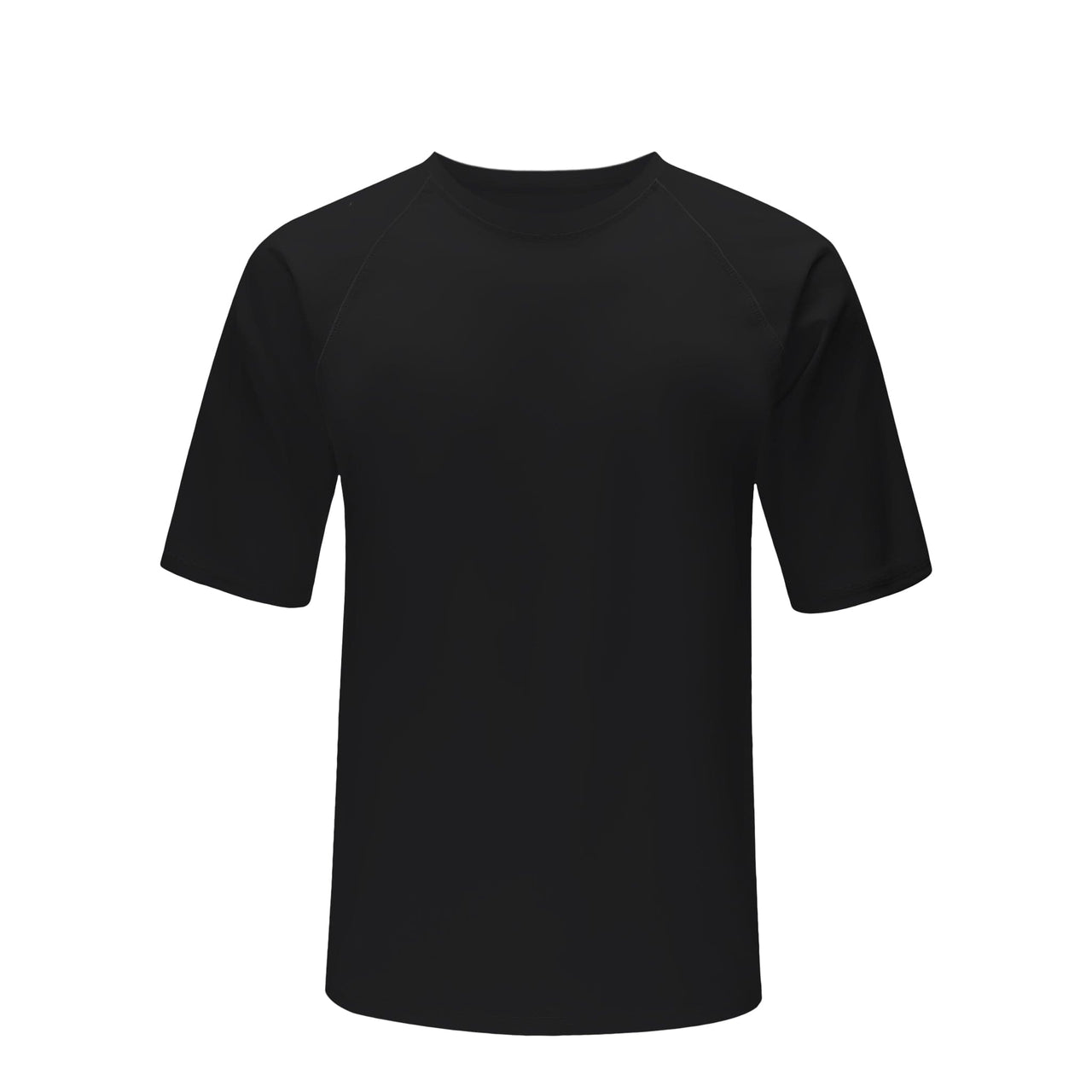 Sandy Feet Australia Short Sleeve Rashie Mens Classic Black Short Sleeve Tee Rashie