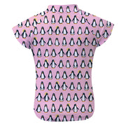 Sandy Feet Australia Short Sleeve Rashie PINK PENGUIN SHORT SLEEVE RASHIE