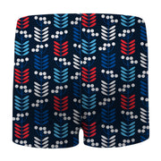 Sandy Feet Australia Swim Shorts NAVY RETRO STEMS SWIM SHORTS