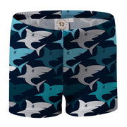 Sandy Feet Australia Swim Shorts NAVY SHARK FRENZY SWIM SHORTS