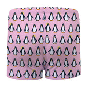 Sandy Feet Australia Swim Shorts PINK PENGUIN SWIM SHORTS