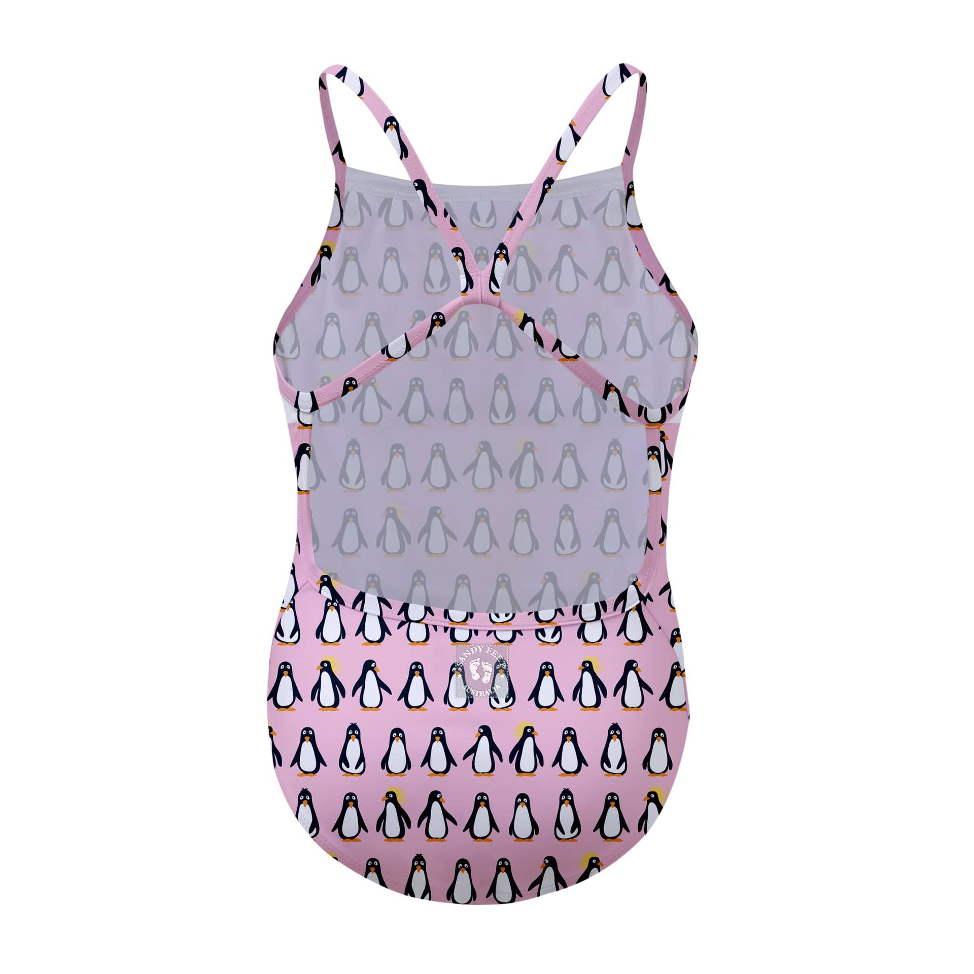 Sandy Feet Australia Swimsuit PINK PENGUIN SWIMSUIT