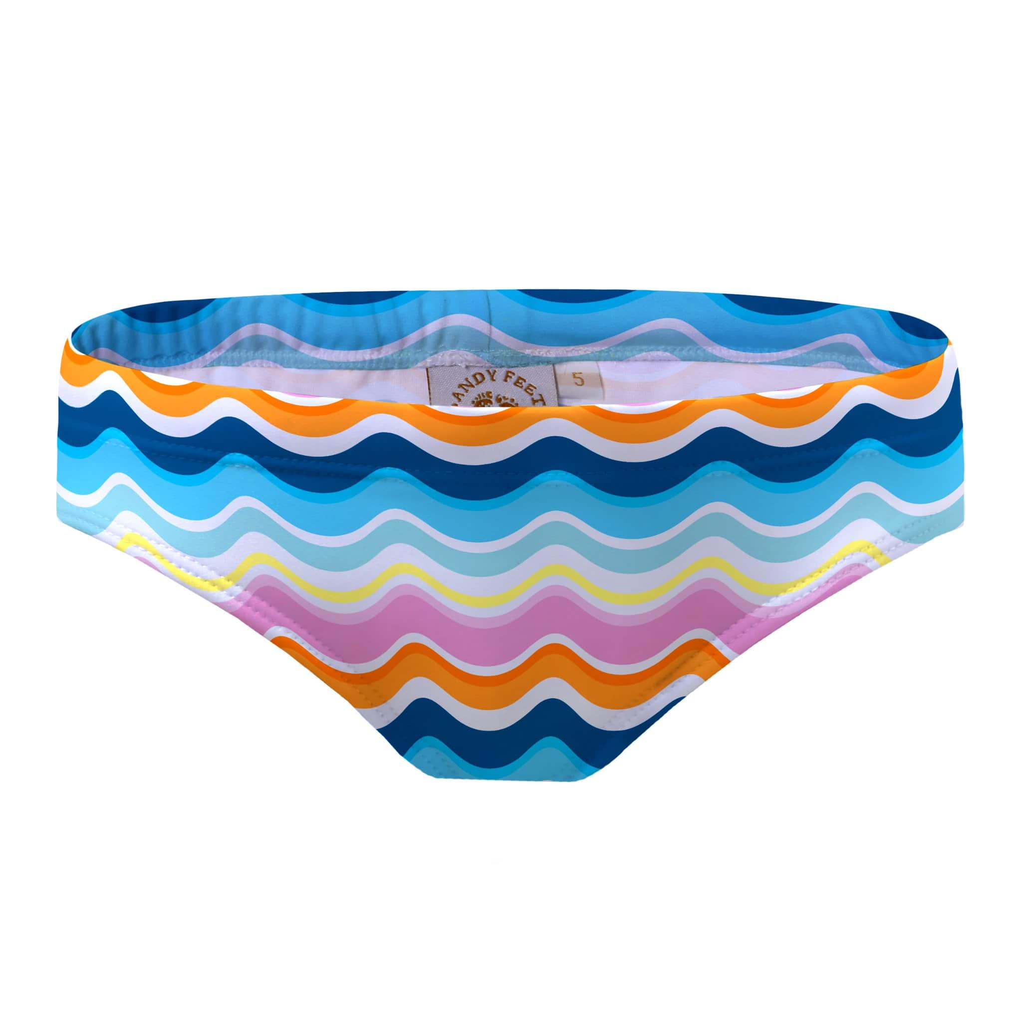 Girls Summer Waves Bikini Bottoms | Sandy Feet Australia