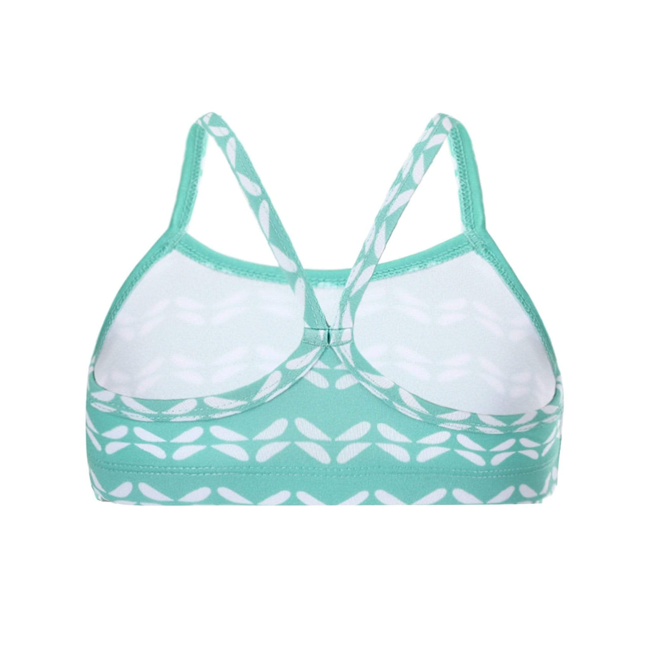 Sandy Feet Australia Bikini Tops Girls Mint Chevron Bikini Top