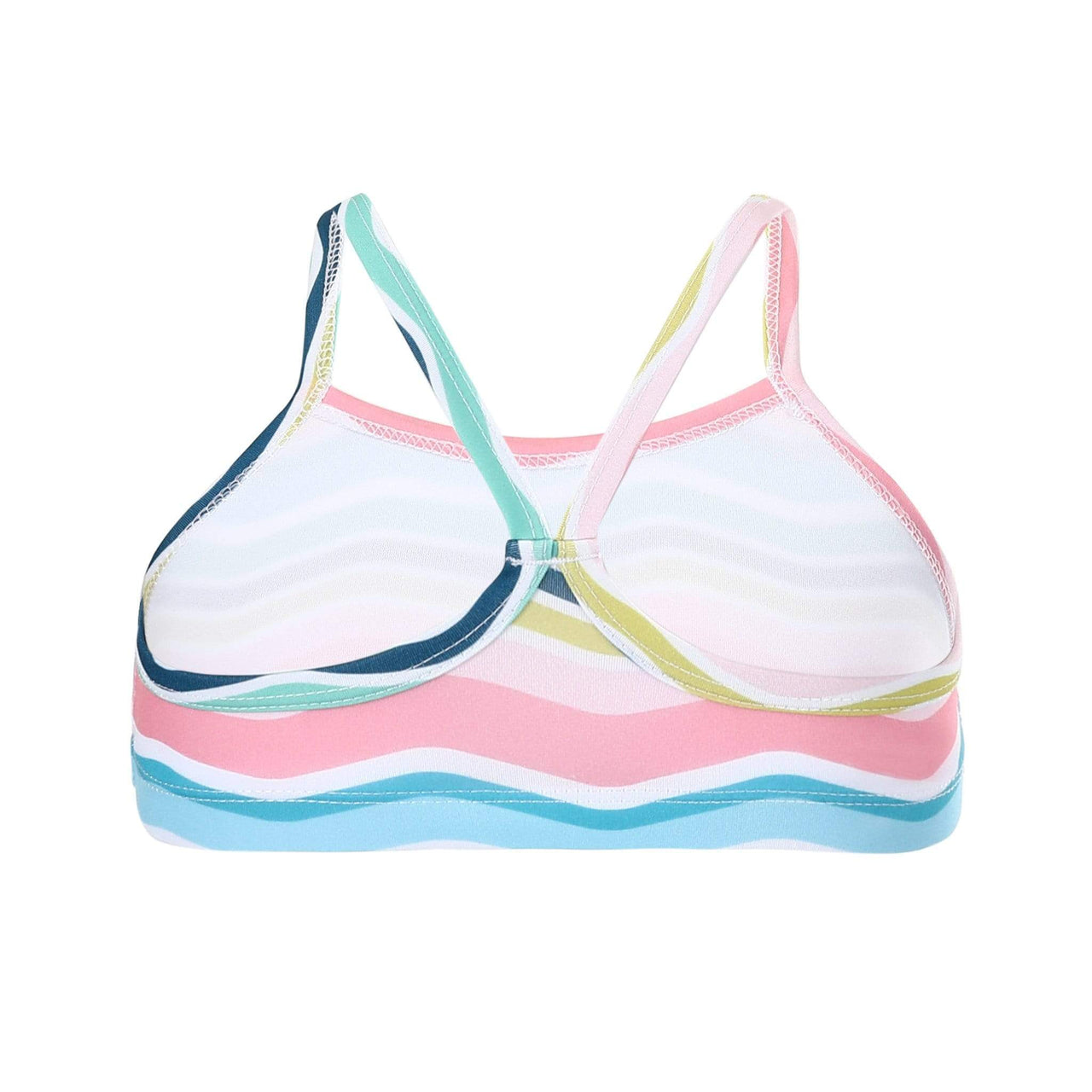 Sandy Feet Australia Bikini Tops Girls Rainbow Wave Bikini Top