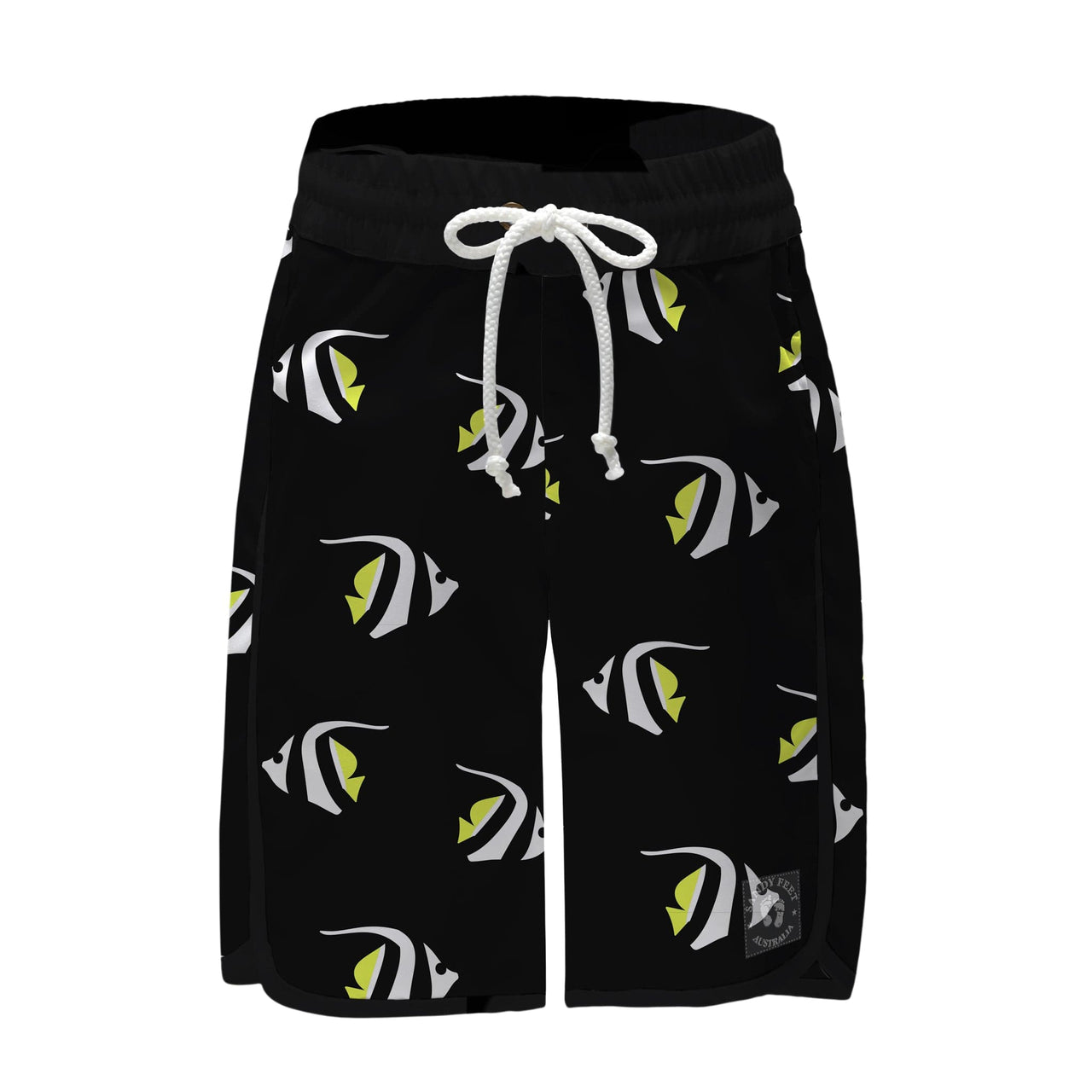 Sandy Feet Australia Board Shorts Neon Wimple Fish Board Shorts