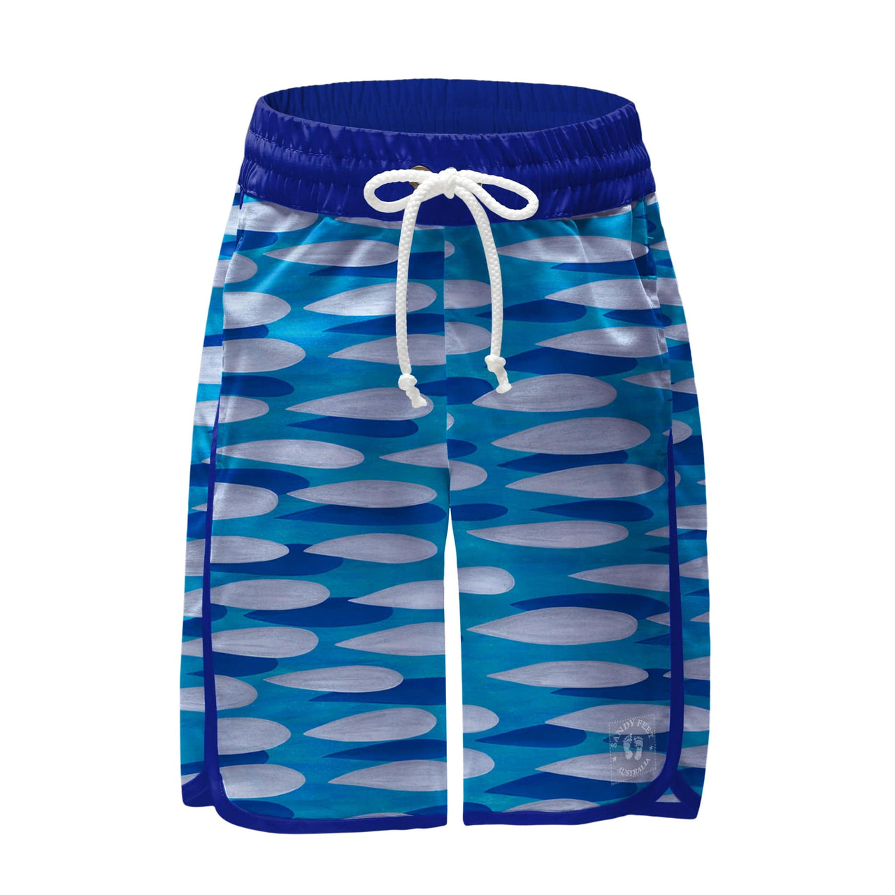 Sandy Feet Australia Board Shorts Sardines Under The Wharf Board Shorts