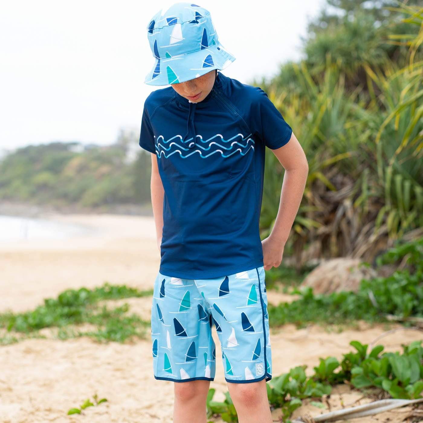 Sandy Feet Australia Board Shorts Windsurfer Board Shorts