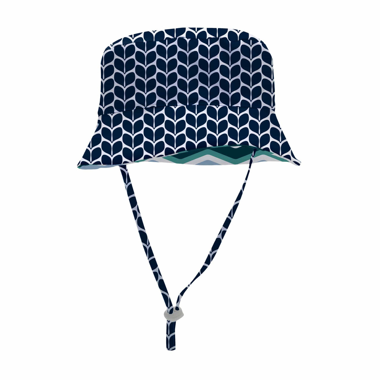 Sandy Feet Australia Hat Chevron Wave Reversible Bucket Hat