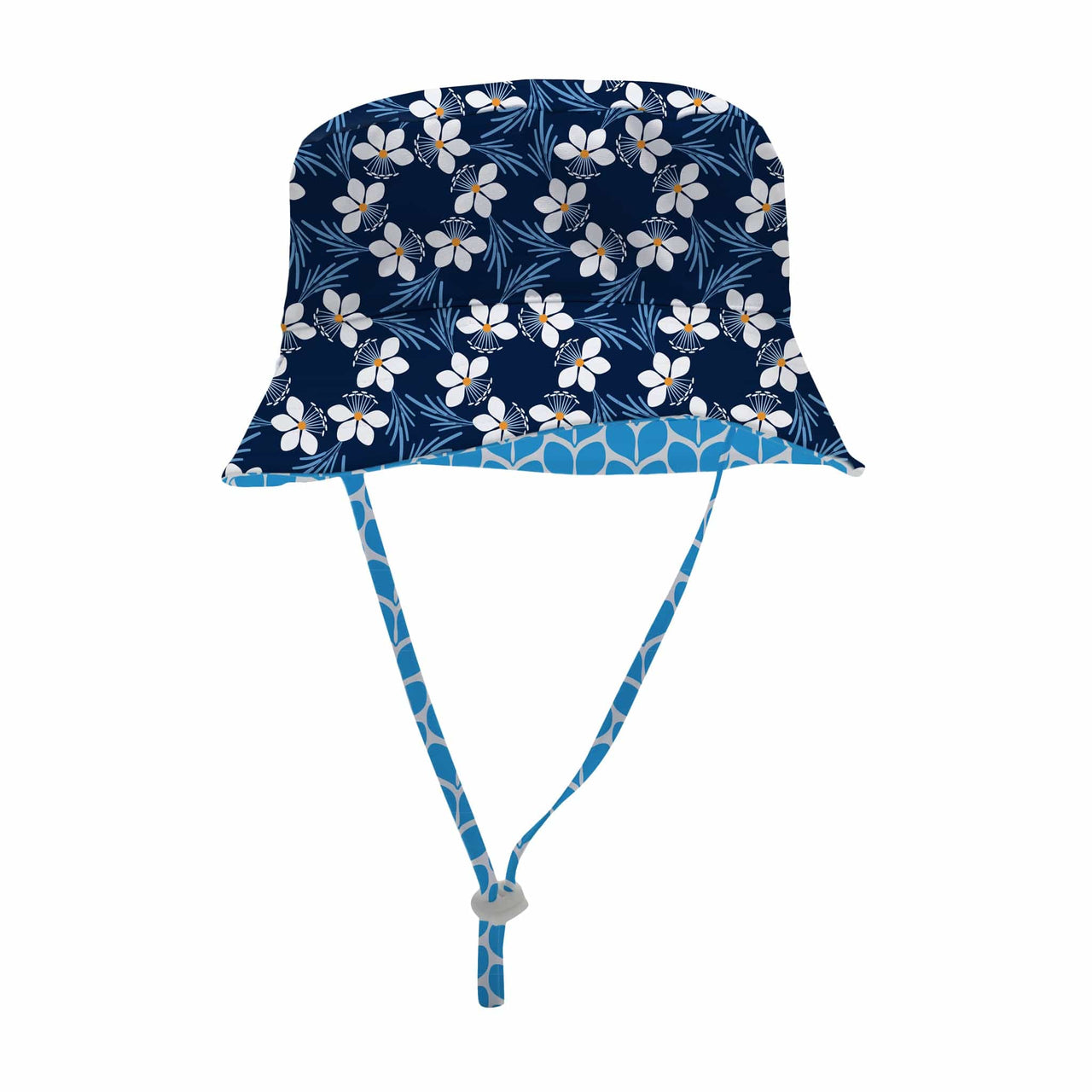 Sandy Feet Australia Hat Navy Beeblossom Reversible Bucket Hat