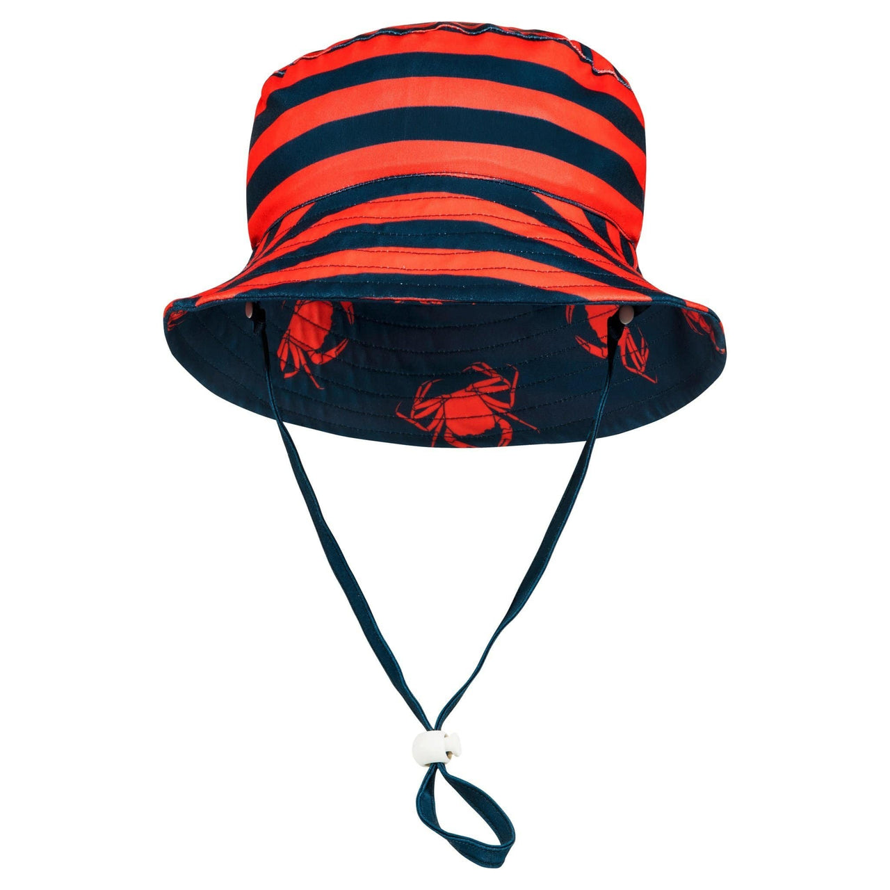 Striped Crab Reversible Bucket Hat