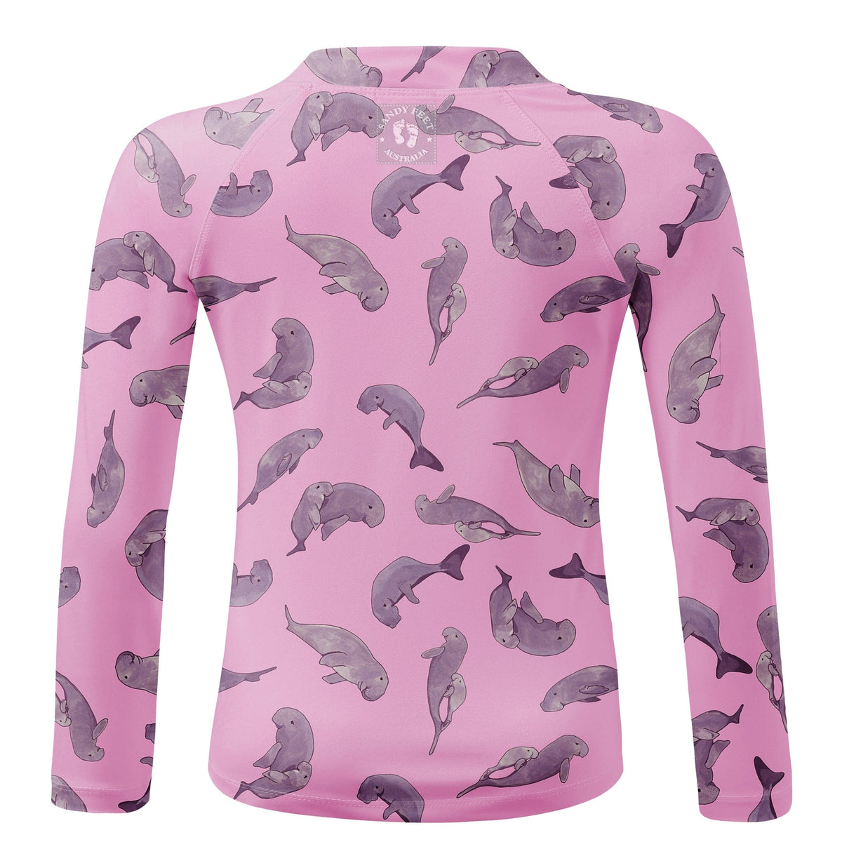 Pink Rashie Girls Rashies - Short & Long Sleeve Rashies | Sandy Feet Australia