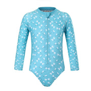 Sandy Feet Australia Long Sleeve Sunsuit Girls Dragon Fly Dance Long Sleeve Sunsuit