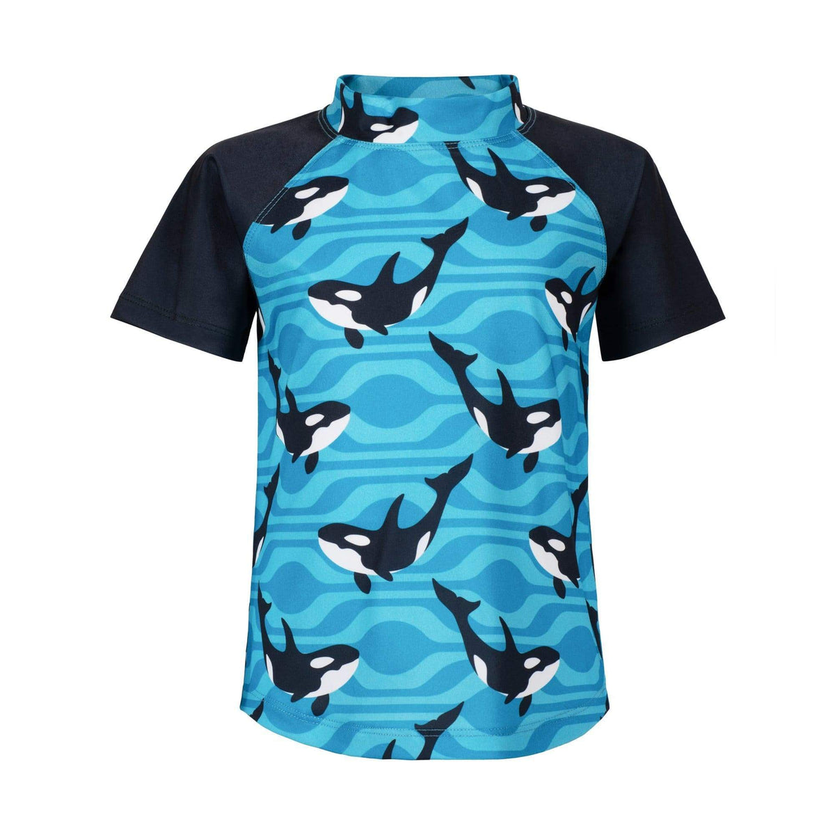 BLUE ORCA SHORT SLEEVE RASHIE