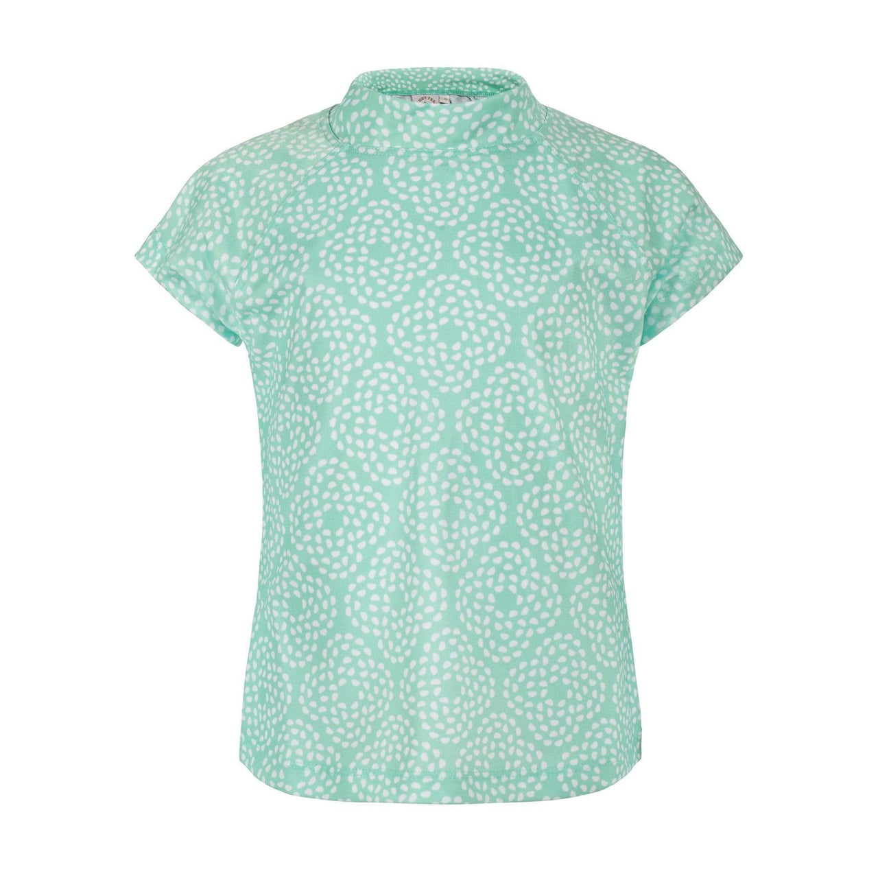 MINT FLOWER PEBBLE SHORT SLEEVE RASHIE