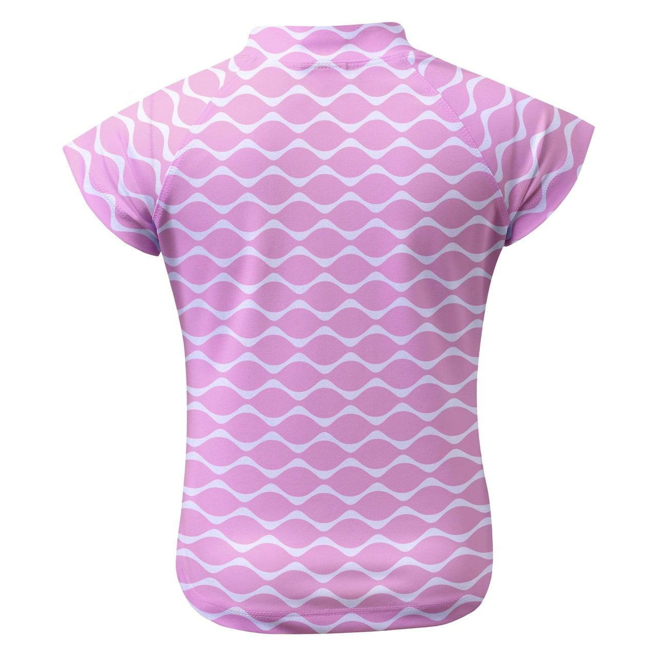 Sandy Feet Australia Short Sleeve Rashie Pink Wave Short Sleeve Rashie