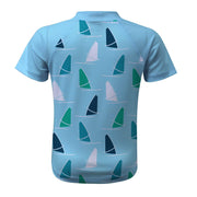 Sandy Feet Australia Short Sleeve Rashie Windsurfer Short Sleeve Zip Rashie