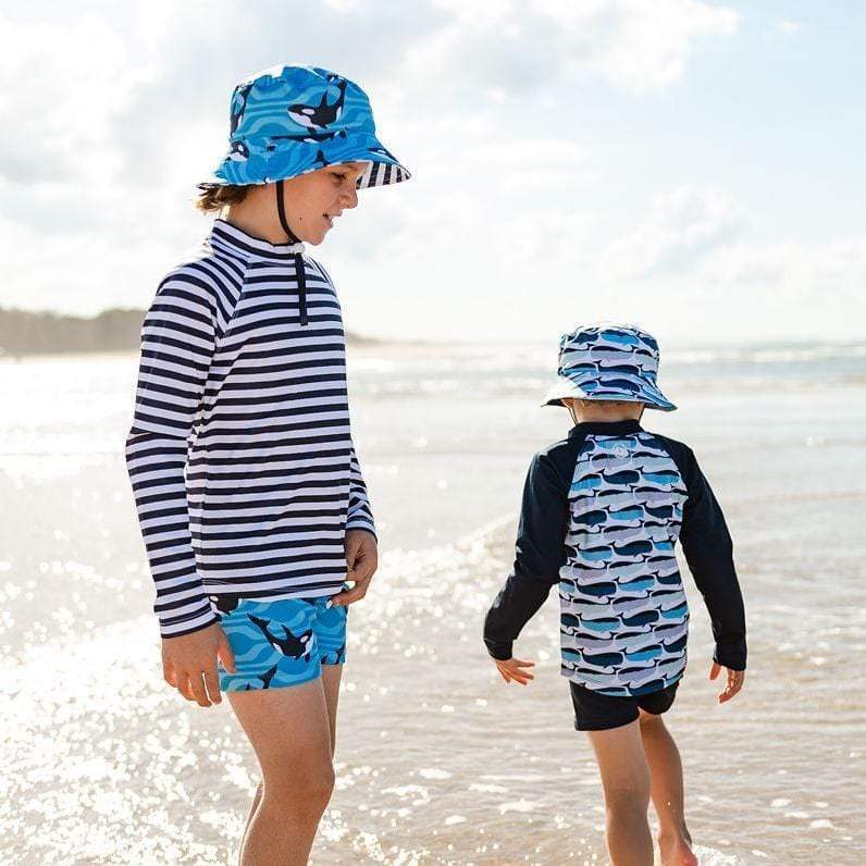 BLUE ORCA SWIM SHORTS