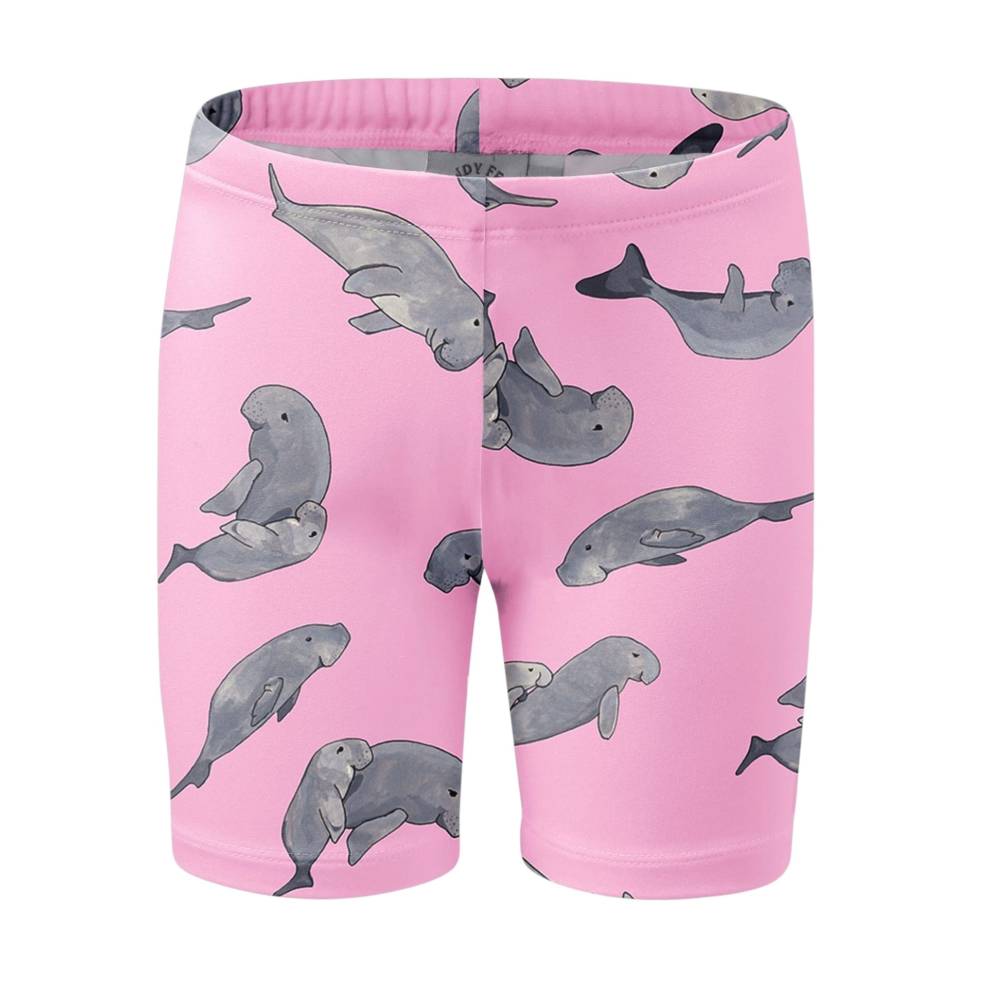 Sandy Feet Australia Swim Shorts Pink Dugong LONG Swim Shorts